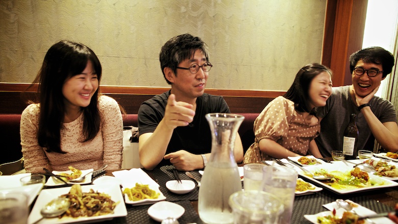 난데없이 정진국 선생님 뉴욕 등장.