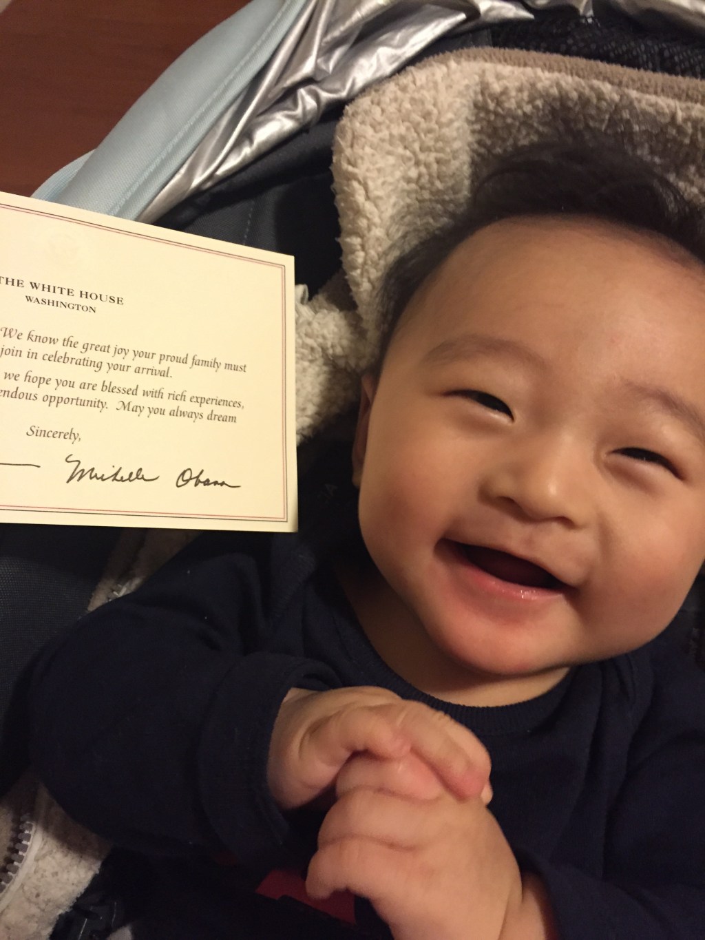 Greeting from The White&nbsp;House