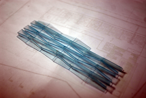 origami model - plastic test